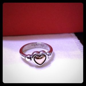 Retired James Avery True Heart Ring